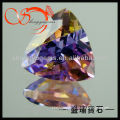multi-colored triangle shape cubic zirconia 5 mm gemstone(CZTR08951)